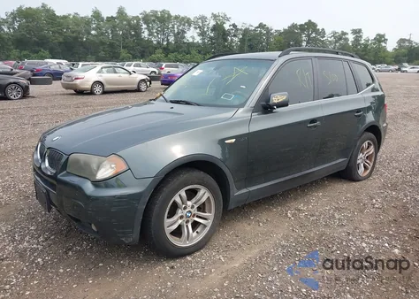 2006 BMW X3 3.0I from USA, damaged, VIN WBXPA93476WG78724
